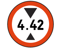Height Limit sign